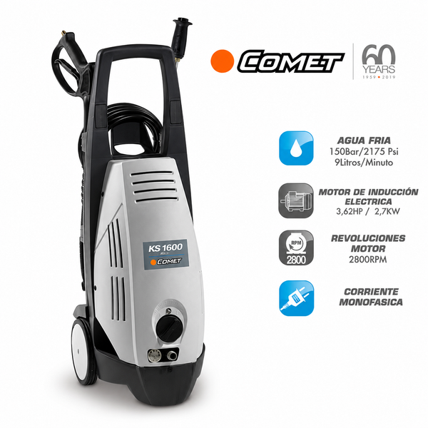 Hidrolavadora Comet KS1700 9/150 Agua Fría 220V - Limpieza Poderosa