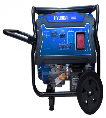 Generador Hyundai 82HYGT9250E: 6.5 KW Trifásico Gasolina Partida Eléctrica