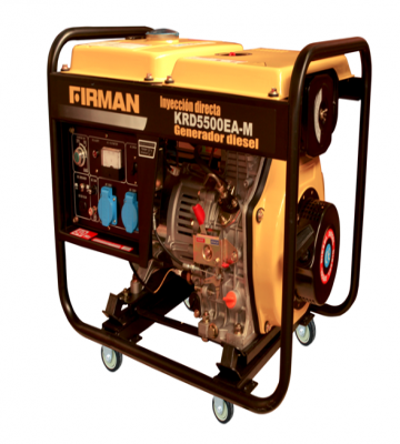 Generador Eléctrico Firman KRD-5500EA-M Diesel 220V | 5.5 KVA | Partida Eléctrica