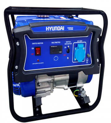 Generador Hyundai 82HYG1500 Gasolina 1.1 KW | Partida Manual