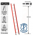 Escalera Recta Fibra de Vidrio 3.2 M CUPRUM