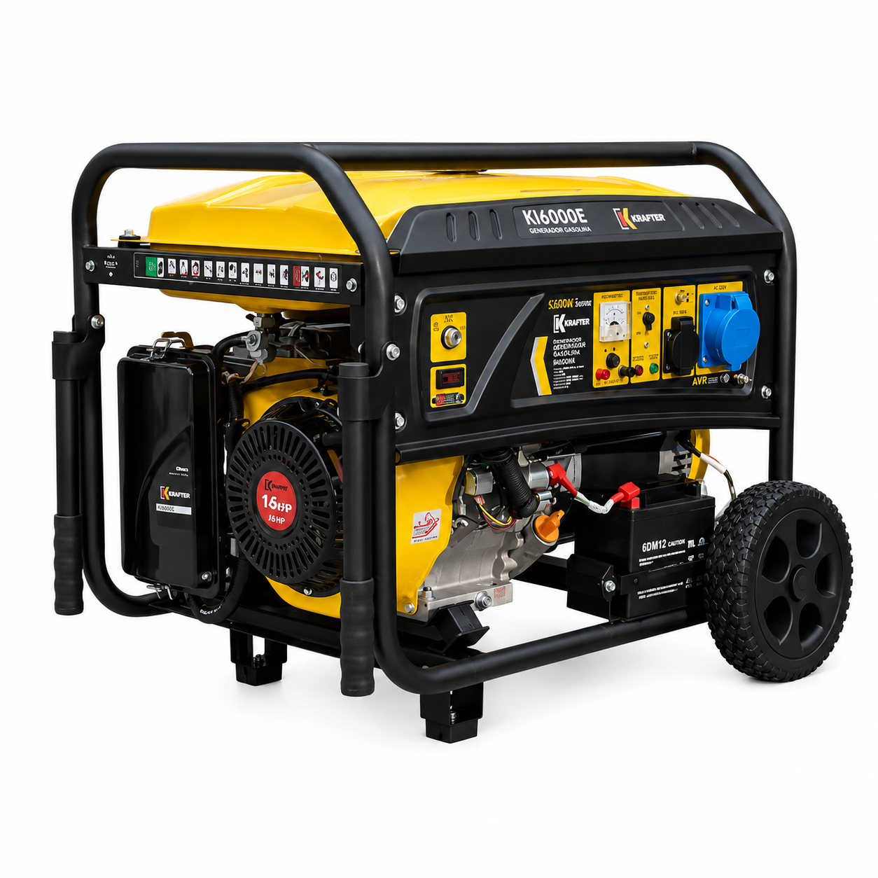 Generador Eléctrico Krafter 5.5kVA Gasolina KI6000E