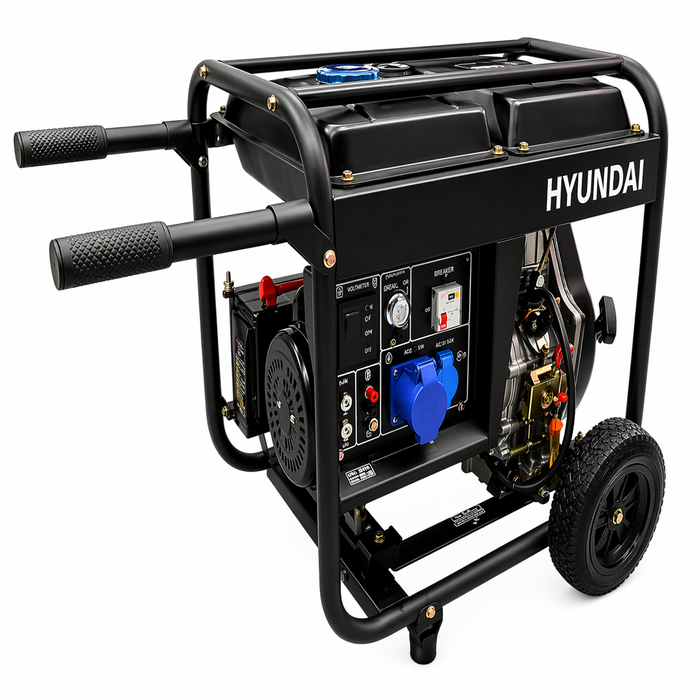 Generador Hyundai Diesel 78DHY6000LE 5.5 kW | Arranque Eléctrico 220V