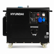 Generador Hyundai Diesel 5.3 KW 220V 78DHY6000SE con Partida Eléctrica miniatura 1