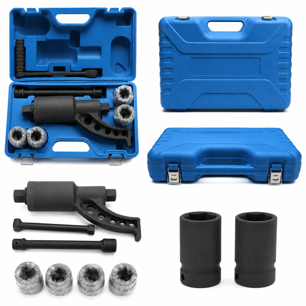 Set Llave Multiplicadora de Torque para Camión 1:58 con Dados 32 y 33 mm