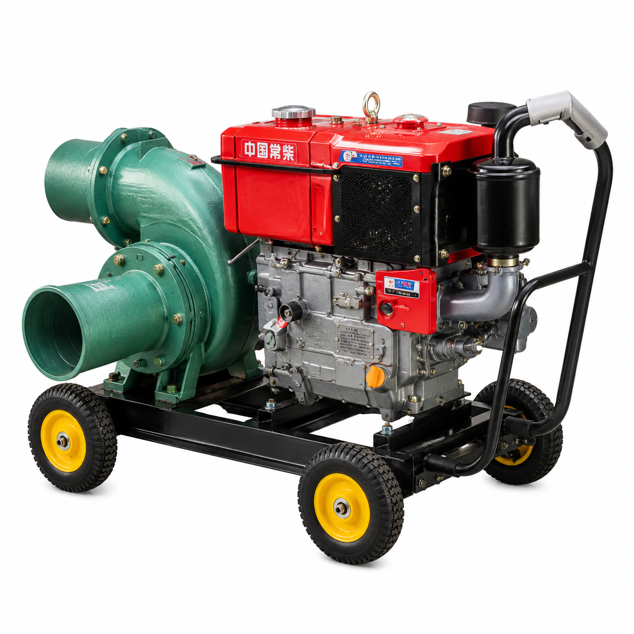 Motobomba Vikyno MTBE-250 6"x6" Diesel 12.5 HP para Agua Salada
