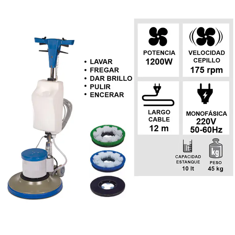 ABRILLANTADORA DE PISOS 17" SOIN