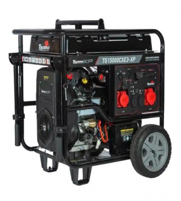 Generador Eléctrico a Gasolina Toyama TG15000CXE3-XP 17 KW 380V Trifásico