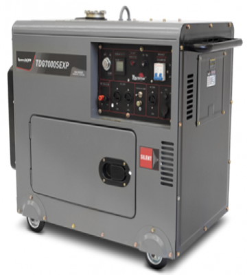 Generador Eléctrico Toyama TDG-7000SEXP Diesel Insonoro | Partida Eléctrica
