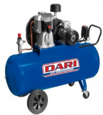Compresor de Pistón DARI DEC270/NB5-5.5T | 270 Lts, 5.5 HP, 380V Industrial
