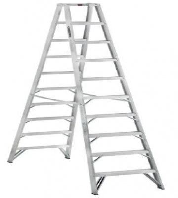 ESCALERA DE ALUMINIO TIJERA DOBLE ACCESO 3M / 10P