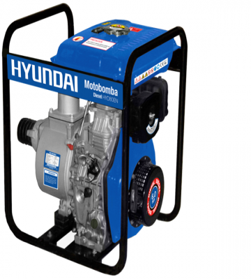 Motobomba Hyundai Diesel 3"x3" 6.1 HP: Arranque Eléctrico