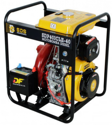 Motobomba Diesel SDS SDP-40ICLE 4"x4" 12 HP Alta Presión