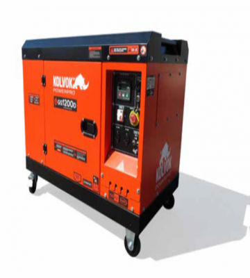 Generador Eléctrico Kolvok GS-1200D: 12 kVA Insonoro Diesel 220V