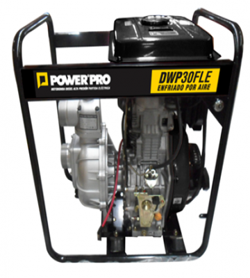 Motobomba Power-Pro DWP-30FLE 3"x3" 10 HP Diesel Alta Presión