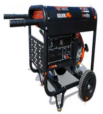 Generador Eléctrico Diesel Kolvok GO-30D 3.0 KW (220V) - Potencia Confiable