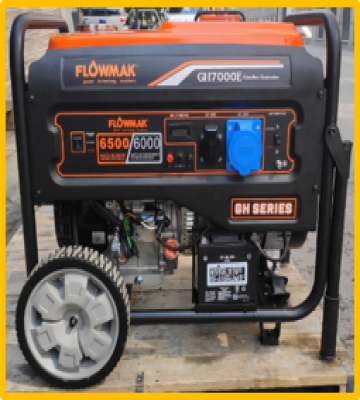Generador Eléctrico Flowmak GH-7000E Gasolina 220V Partida Eléctrica