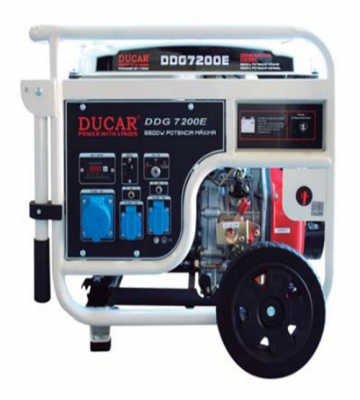 Generador Eléctrico Diesel Ducar DDG-7200E 6.0 KW | Partida Eléctrica