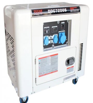 Generador Eléctrico Ducar DDG-7200S 6.5 KW Diesel 220V Partida Eléctrica