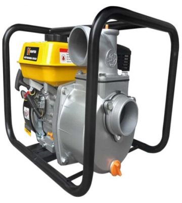 Motobomba KRAFTER 3"x3" 7.0 HP Gasolina - Partida Manual