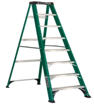 Escalera Tijera Fibra Vidrio CUPRUM 8 Peldaños 2.47m