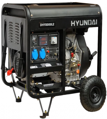 Generador Hyundai 78DHY8000LE 6.5 KW Diesel 220V | Energía Confiable