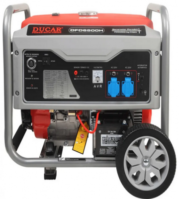 Generador Eléctrico Ducar DFD-6500H 5.5 KW Gasolina 220V Partida Eléctrica
