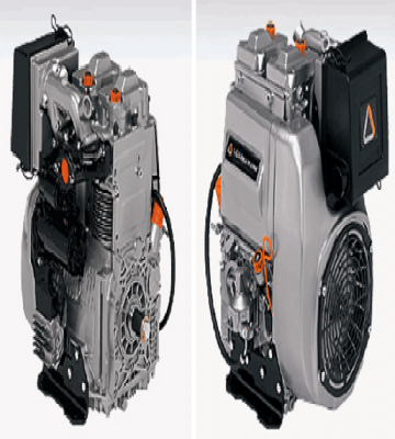 Motor Lombardini 25LD330-2 16.3 HP Diesel con Partida Eléctrica