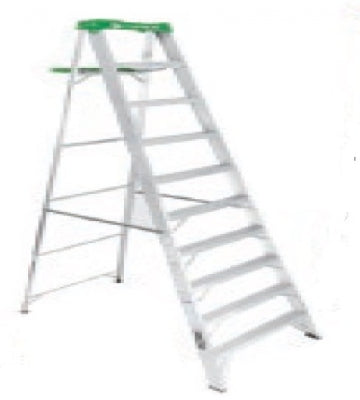 Escalera de Aluminio Tijera Cuprum 10 Peldaños | 3.05m