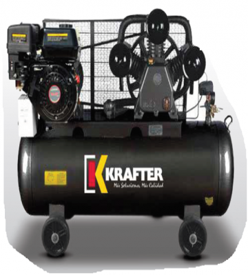 Motocompresor Krafter 200 LTS Motor Loncin 8.0 HP Gasolina - PROCIM