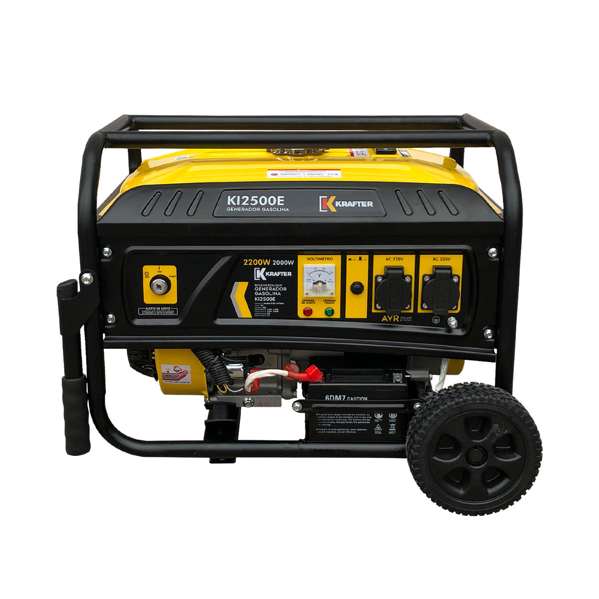 GENERADOR ELÉCTRICO GASOLINA KRAFTER 2,2 KVA KI2500E PE