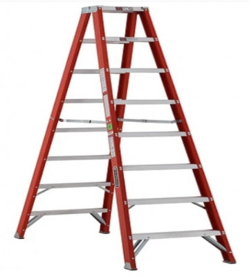 Escalera Fibra de Vidrio Doble Acceso 2.44m (8P)