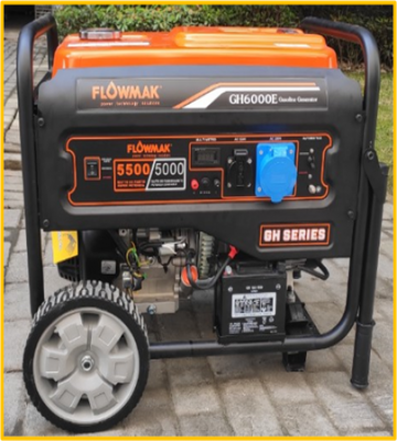 Generador Eléctrico Flowmak GH-6000E 220V Gasolina