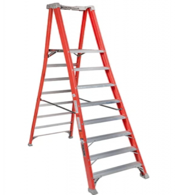 ESCALERA TIJERA PLATAFORMA 8 PELDAÑOS