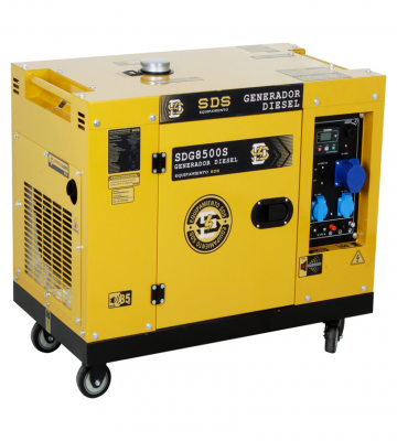Generador Eléctrico SDS SDG-8500S ATS 6.5 KW Diesel 220 V Insonoro y Partida Eléctrica