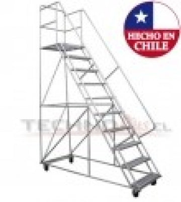 Escalera Tipo Avión Acero 2,5 m