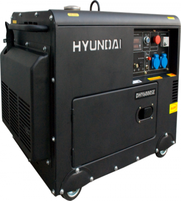 Generador Hyundai Diesel 5.3 KW 220V | Modelo 78DHY6000SE con Partida Eléctrica