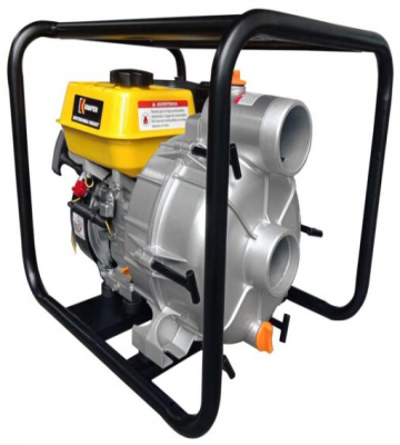 Motobomba Krafter 3"x3" Trash 7.0 HP Gasolina Partida Manual