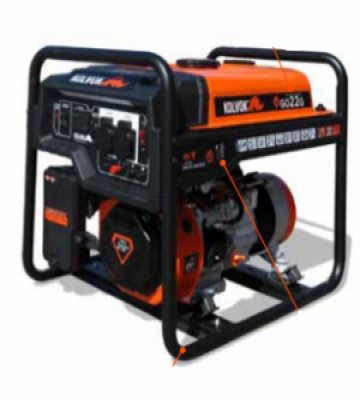 Generador Eléctrico Kolvok GO-22G 2.2 KW Gasolina 220V | Energía Confiable