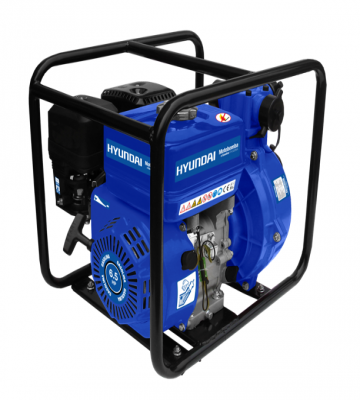 Motobomba Hyundai 2"x2" Gasolina 7.0 HP Alta Presión | Partida Manual