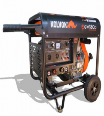 Motosoldador Kolvok GW-180D Diesel 180 Amp. 220V - Potencia y Autonomía en Terreno
