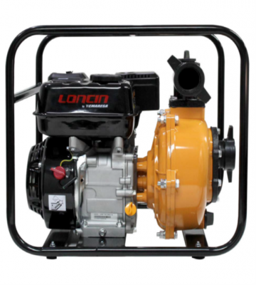 MOTOBOMBA LONCIN 2"X2" 5.5 HP. ALTA PRESIÓN GASOLINA