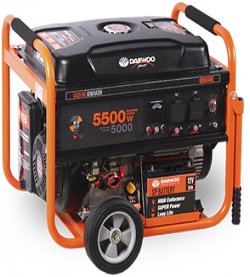 Generador Eléctrico Daewoo GD-6500E Gasolina 220V